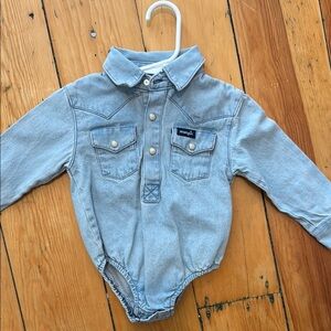 Wrangler Baby Denim Bodysuit